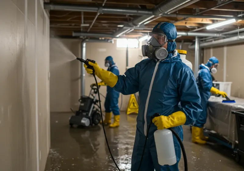 Basement Sanitization and Antimicrobial Treatment process in Ochiltree County, TX